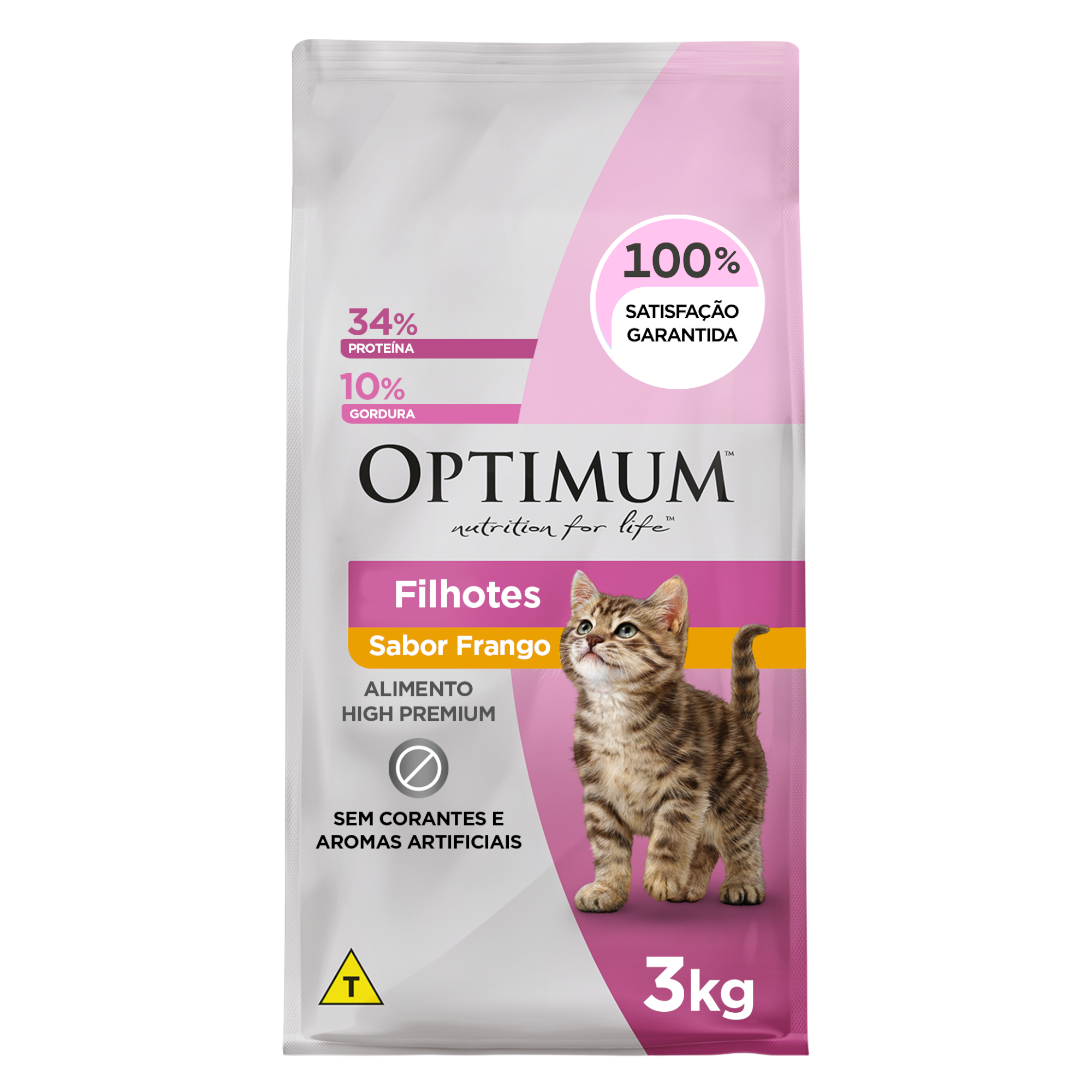 OPTIMUM CAT FILHOTE FRANGO 3KG