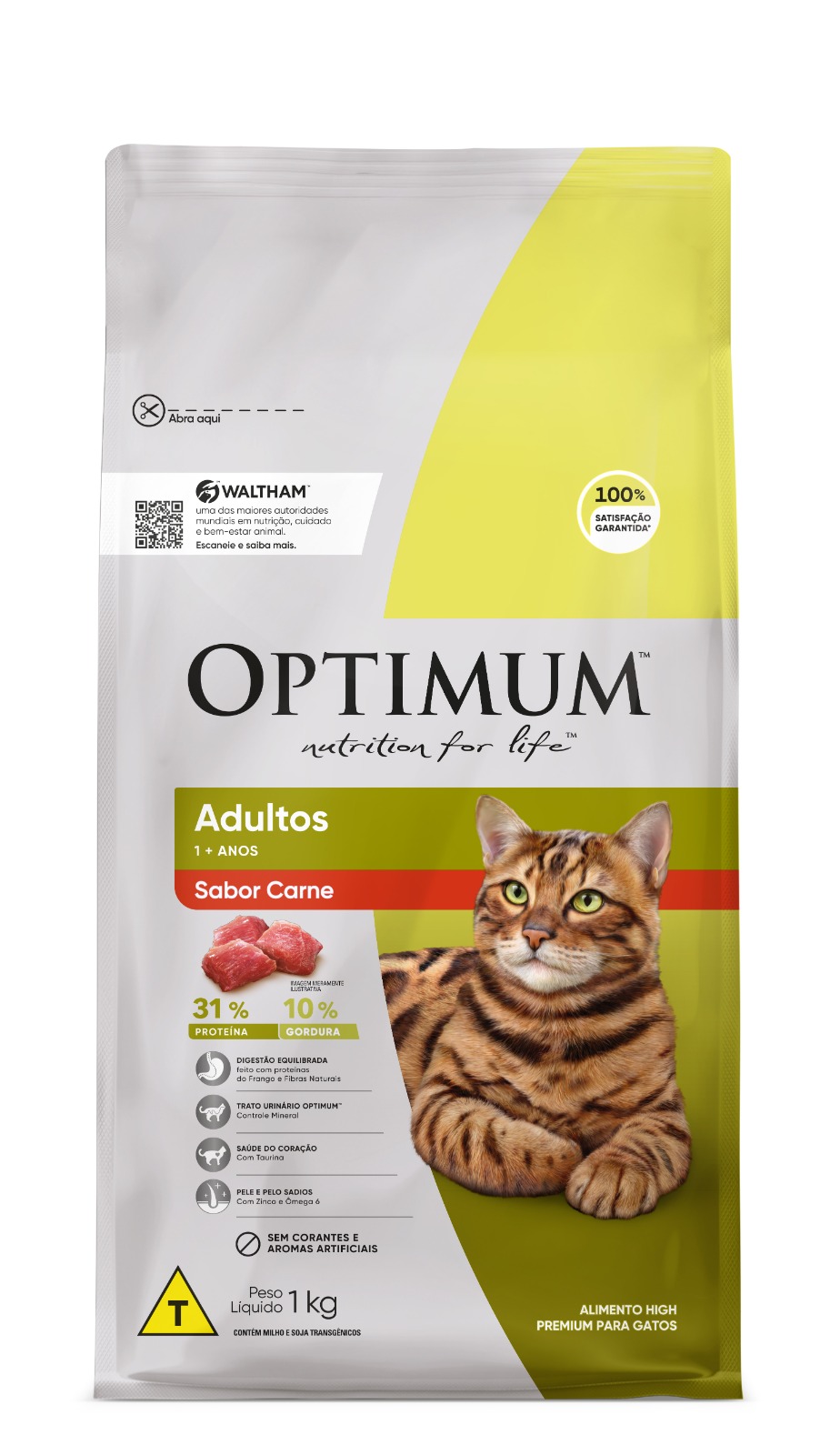 OPTIMUM CAT ADULTO CARNE 1KG