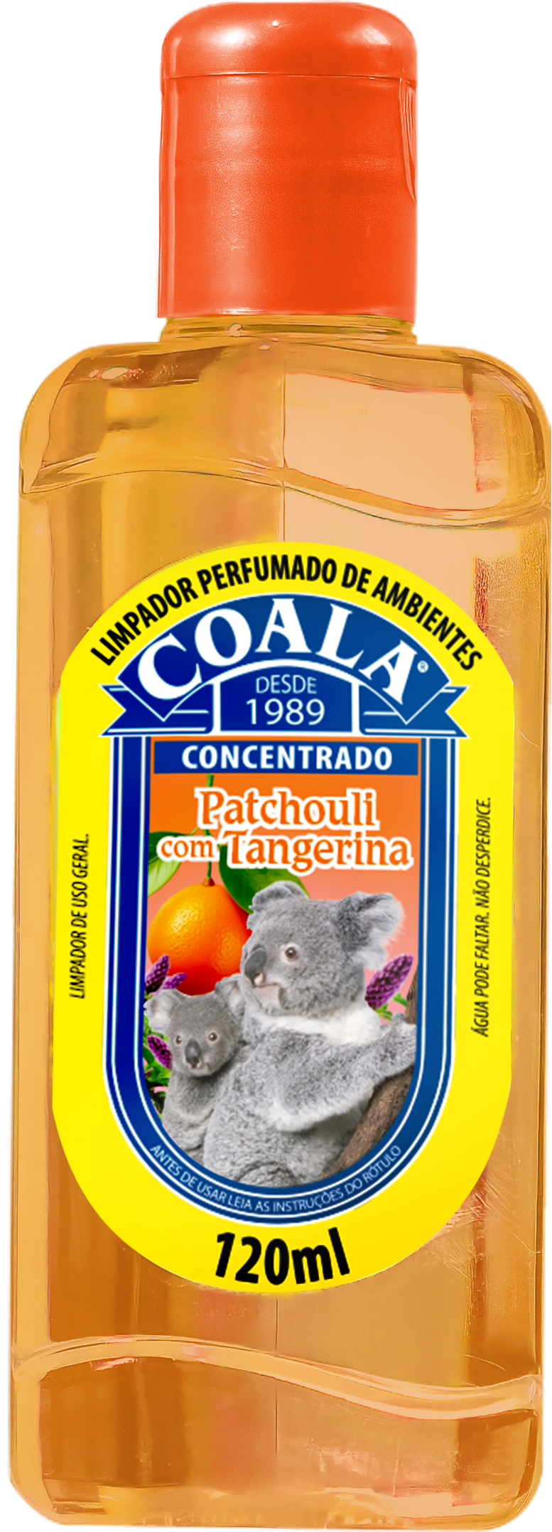 ESSÊNCIA LIMPEZA CONCENTRADO COALA PATCHOULI COM TANGERINA 120ML