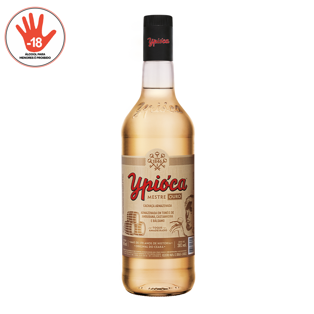 CACHAÇA YPIÓCA OURO MESTRE 965ML