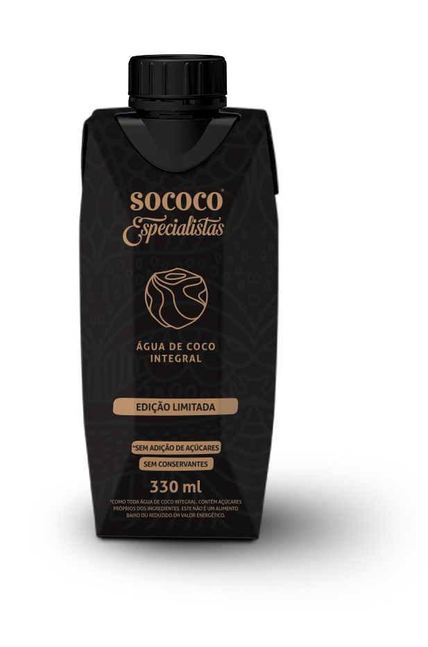 ÁGUA DE COCO SOCOCO INTEGRAL 330ML