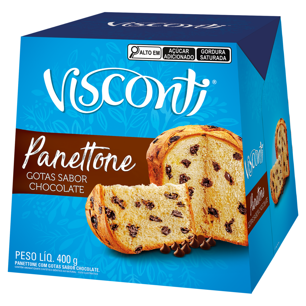 PANETTONE VISCONTI GOTAS 400GR