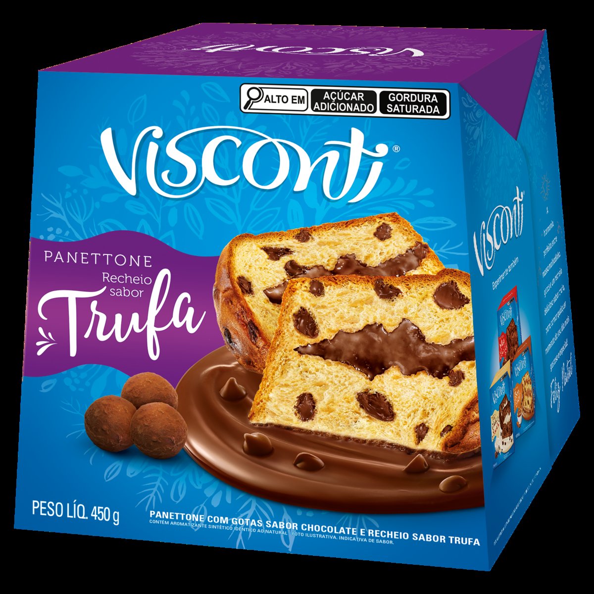 PANETTONE VISCONTI TRUFAS 450GR