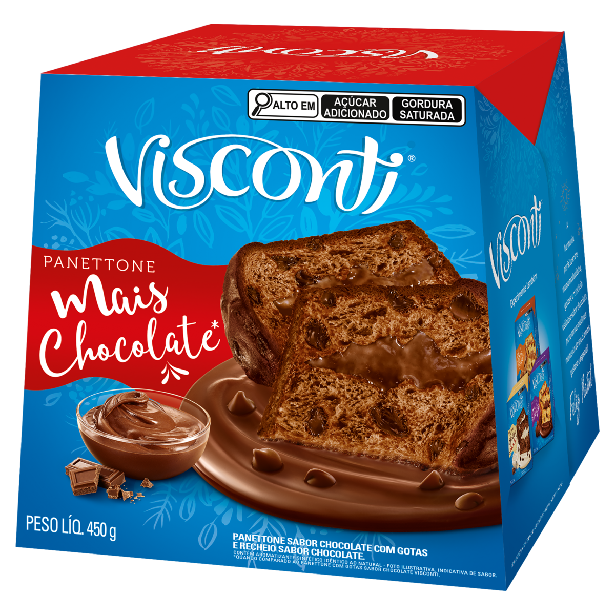 PANETTONE VISCONTI MAIS CHOCO 450GR