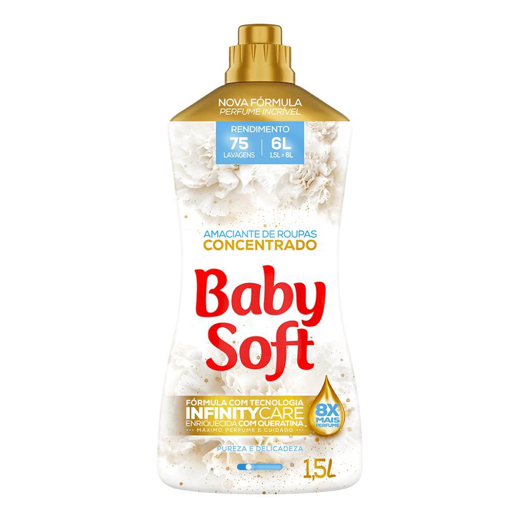 AMACIANTE BABY SOFT CONCENTRADO PUREZA 1,5LT
