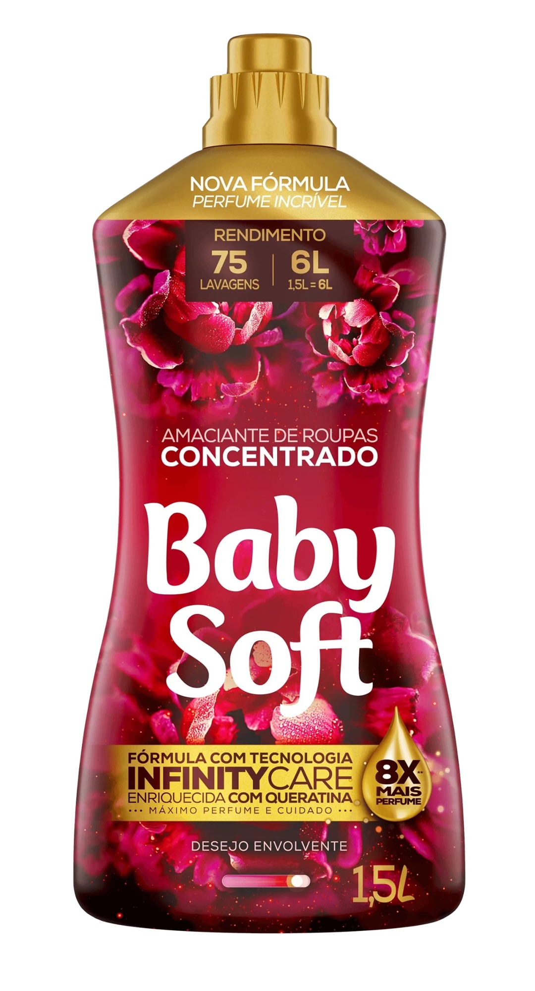 AMACIANTE BABY SOFT CONCENTRADO DESEJO 1,5LT