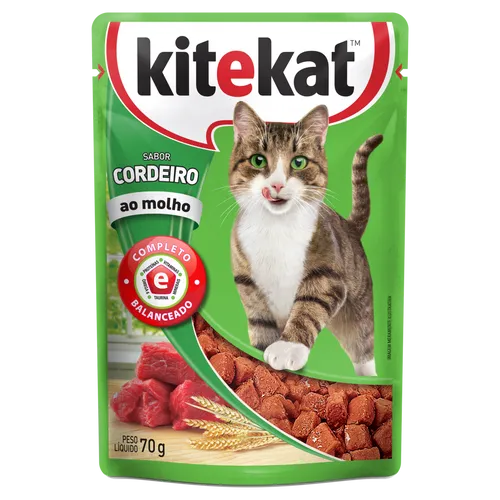 KITEKAT SACHÊ ADULTO CORDEIRO 70G