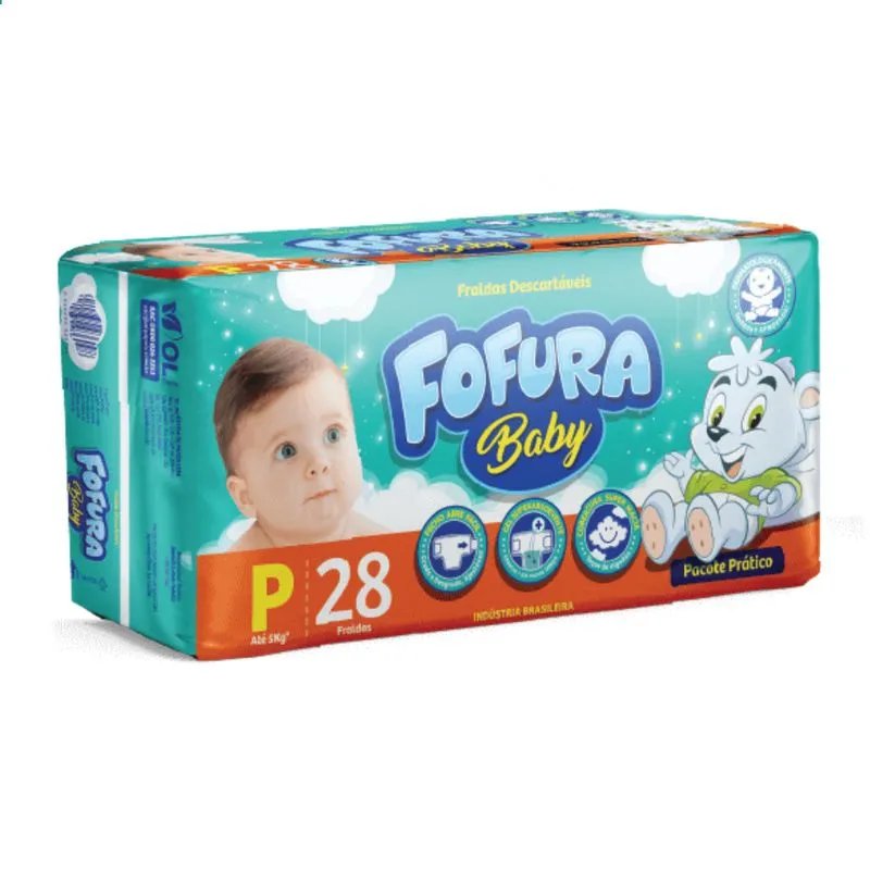 *FRALDA DESC.FOFURA BABY PRATICO P C/28