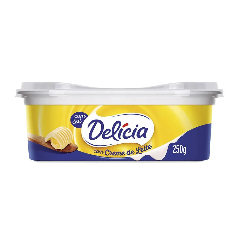 MARGARINA DELÍCIA COM SAL 250G