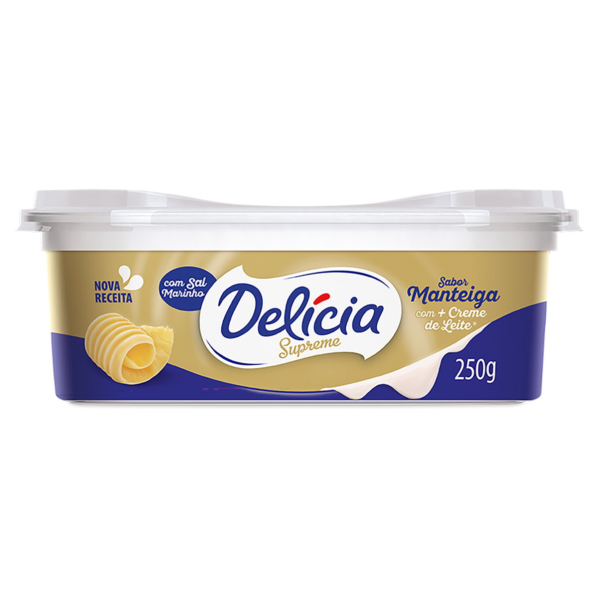 MARGARINA DELÍCIA SUPREME COM SAL 250G
