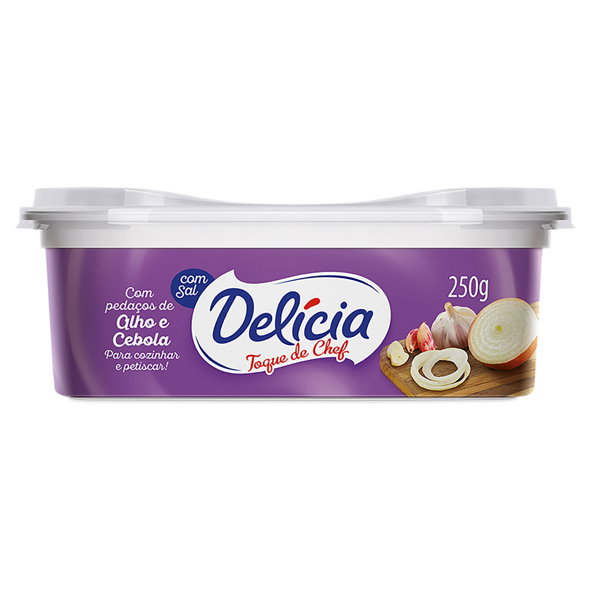 MARGARINA DELÍCIA ALHO E CEBOLA 250G