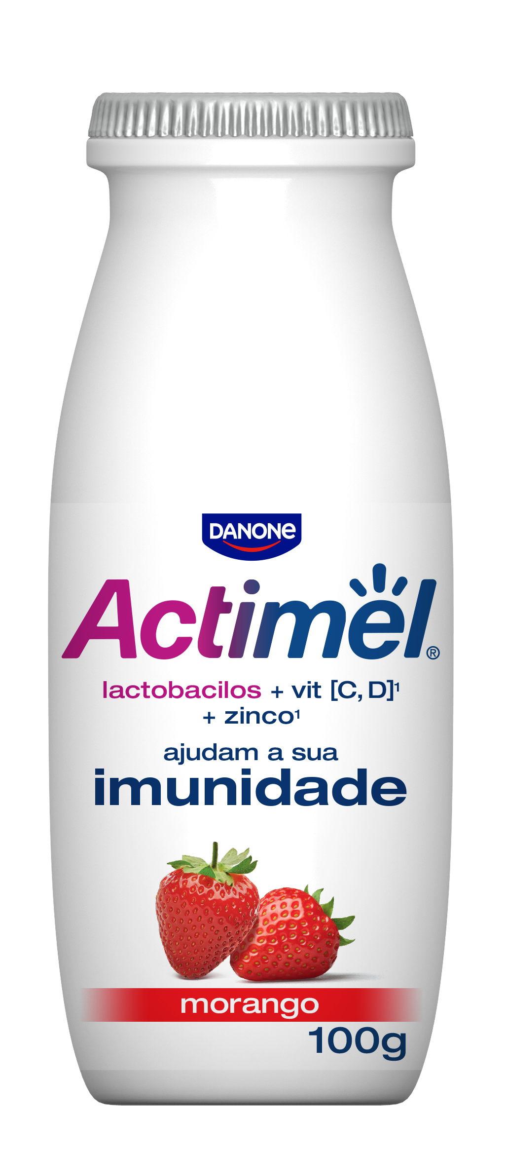 ACTIMEL LEITE FERMENTADO MORANGO 100GR
