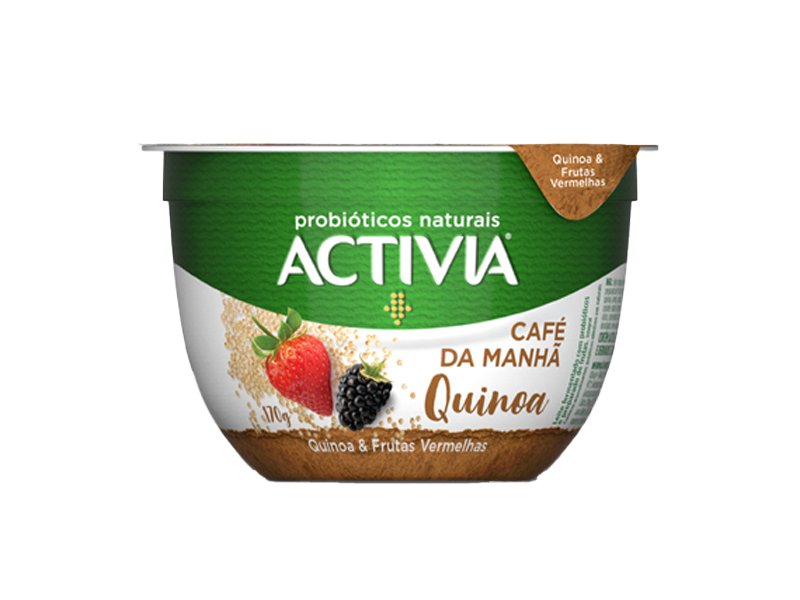 ACTIVIA CAFÉ DA MANHÃ QUINOA E FRUTAS 170GR
