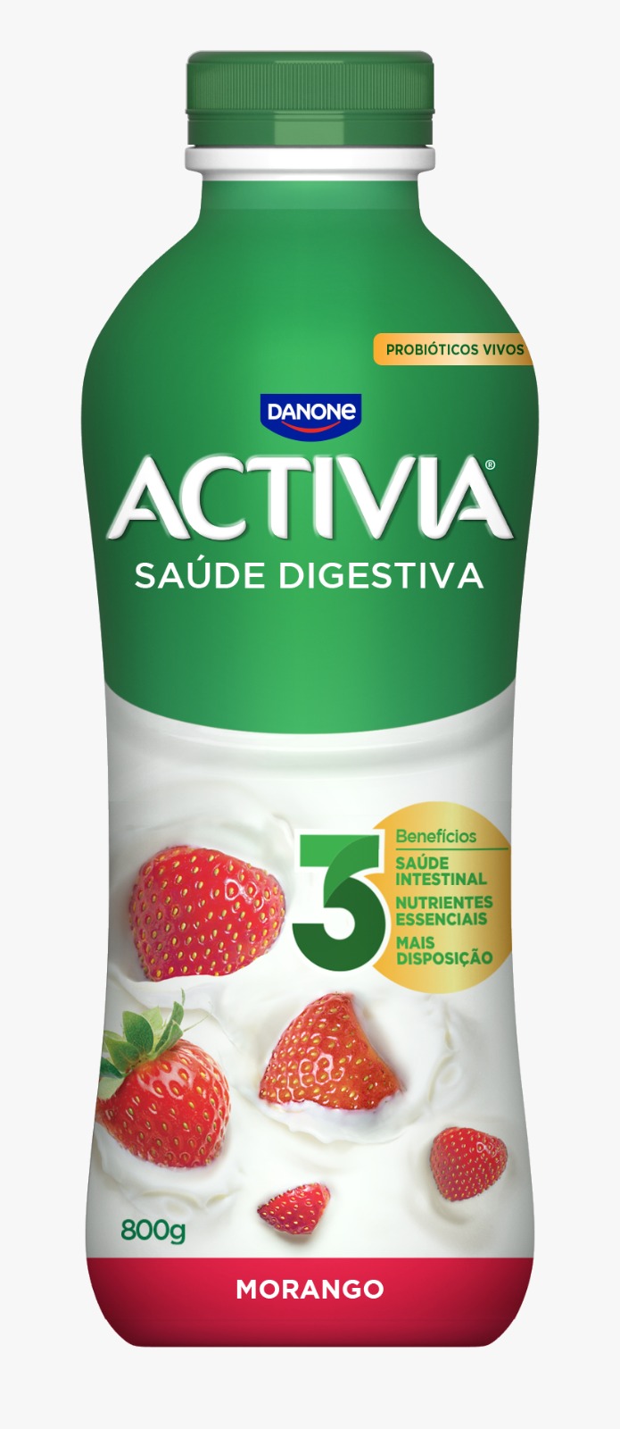 ACTIVIA LÍQUIDO MORANGO 800GR