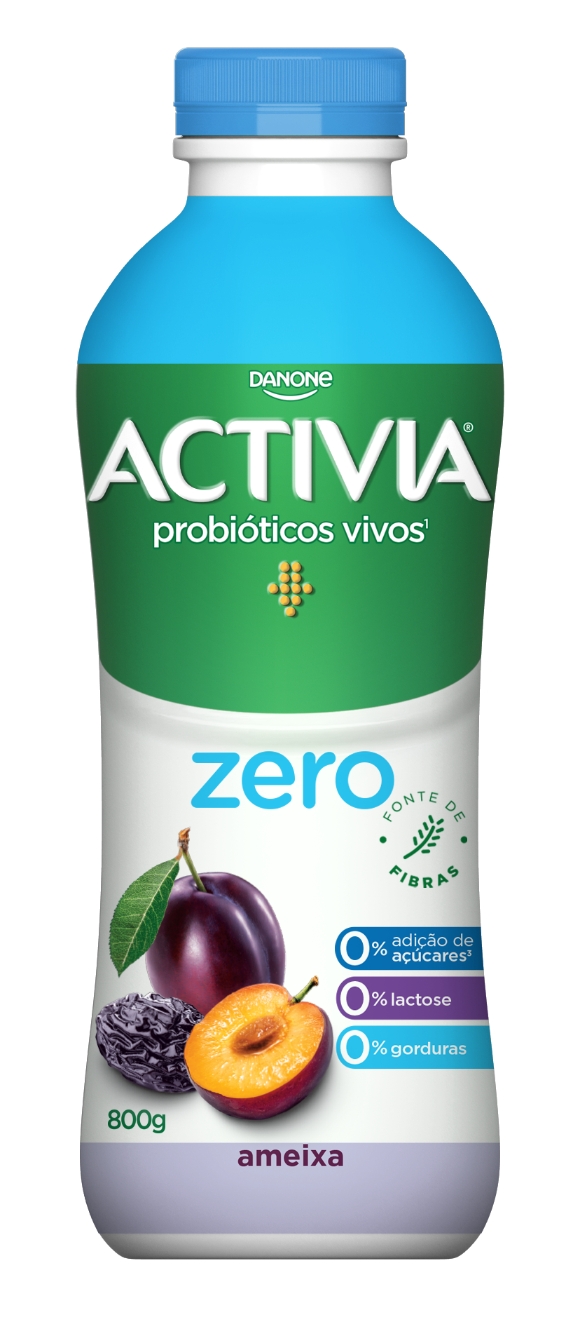 ACTIVIA LÍQUIDO ZERO AMEIXA 800GR