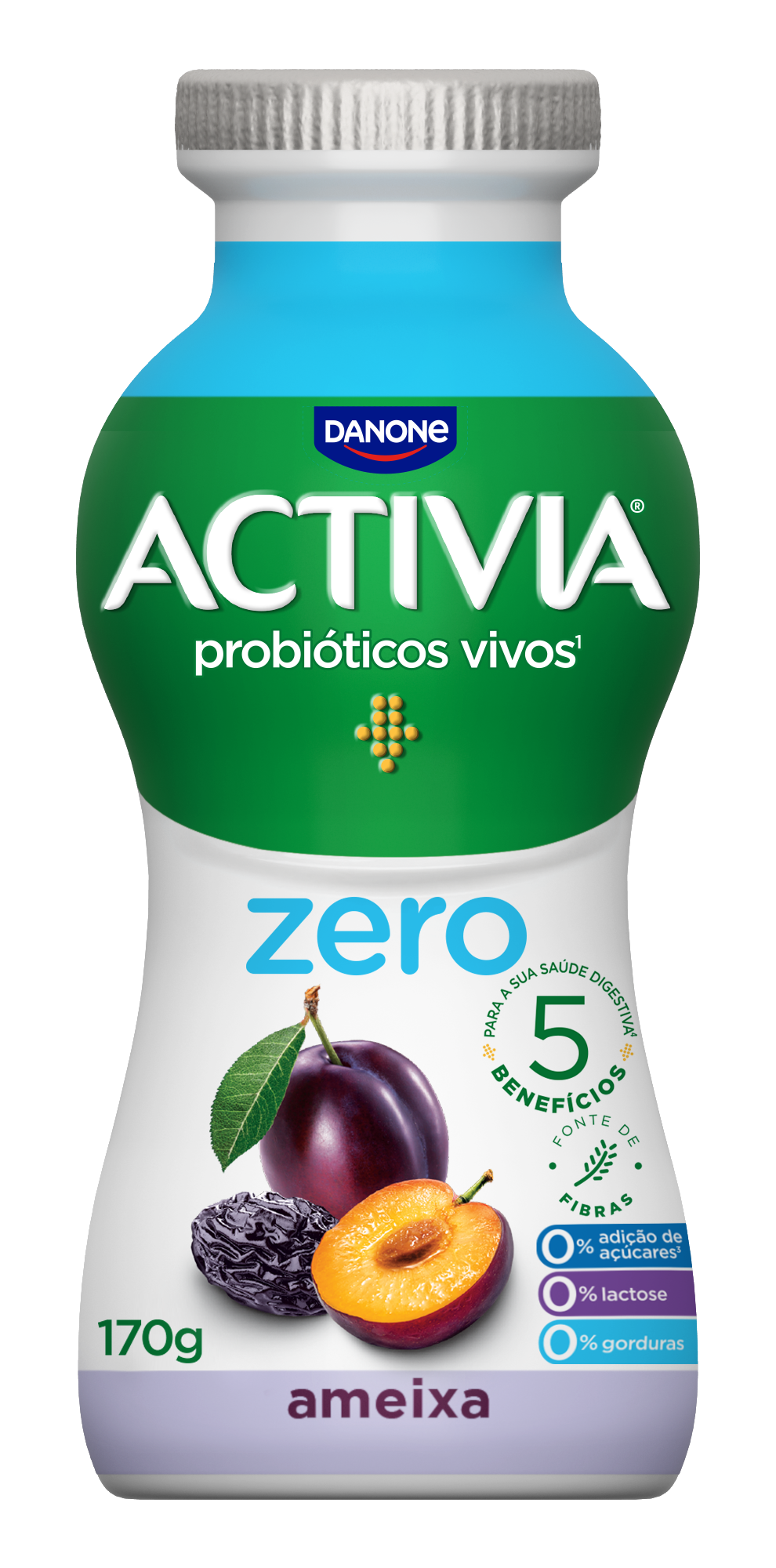 ACTIVIA LÍQUIDO ZERO AMEIXA 170GR