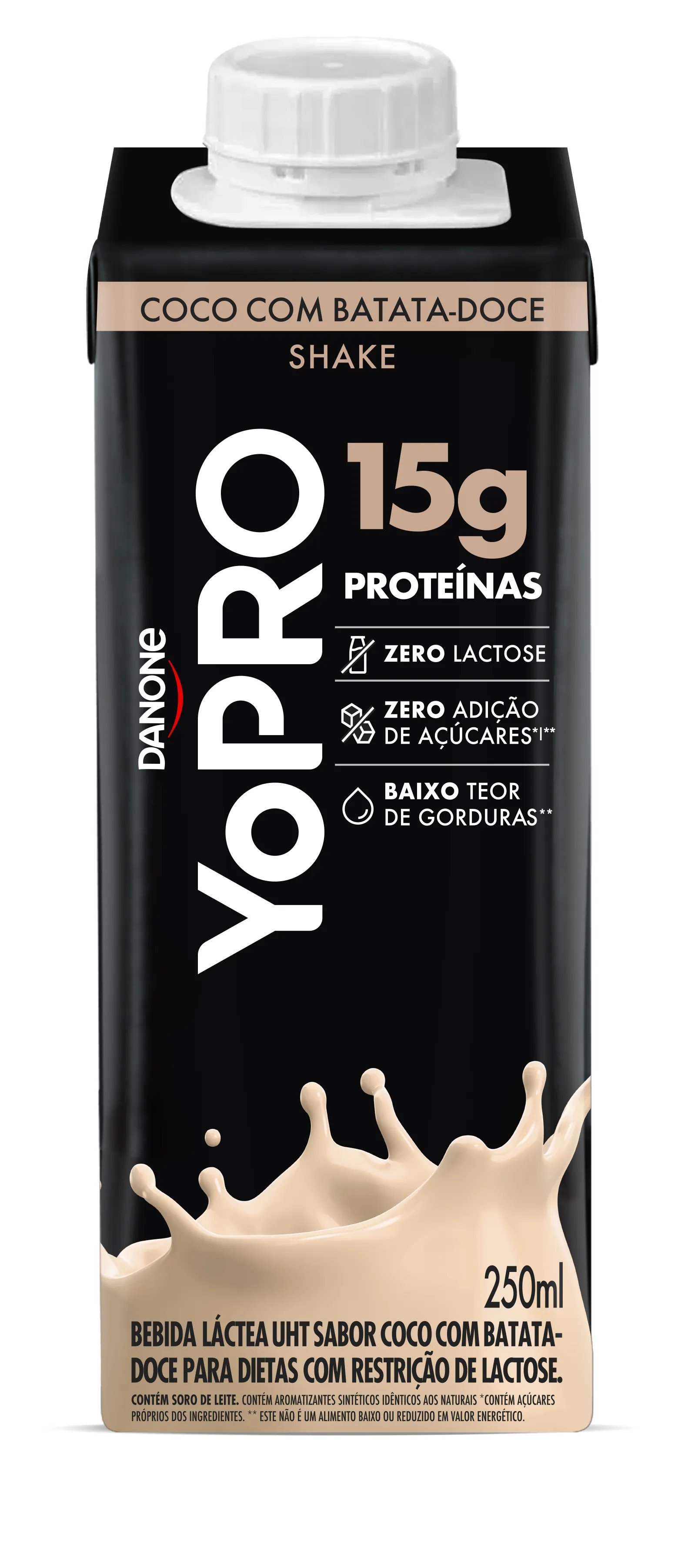 YOPRO 15G DE PROTEÍNAS COCO COM BATATA DOCE 250ML