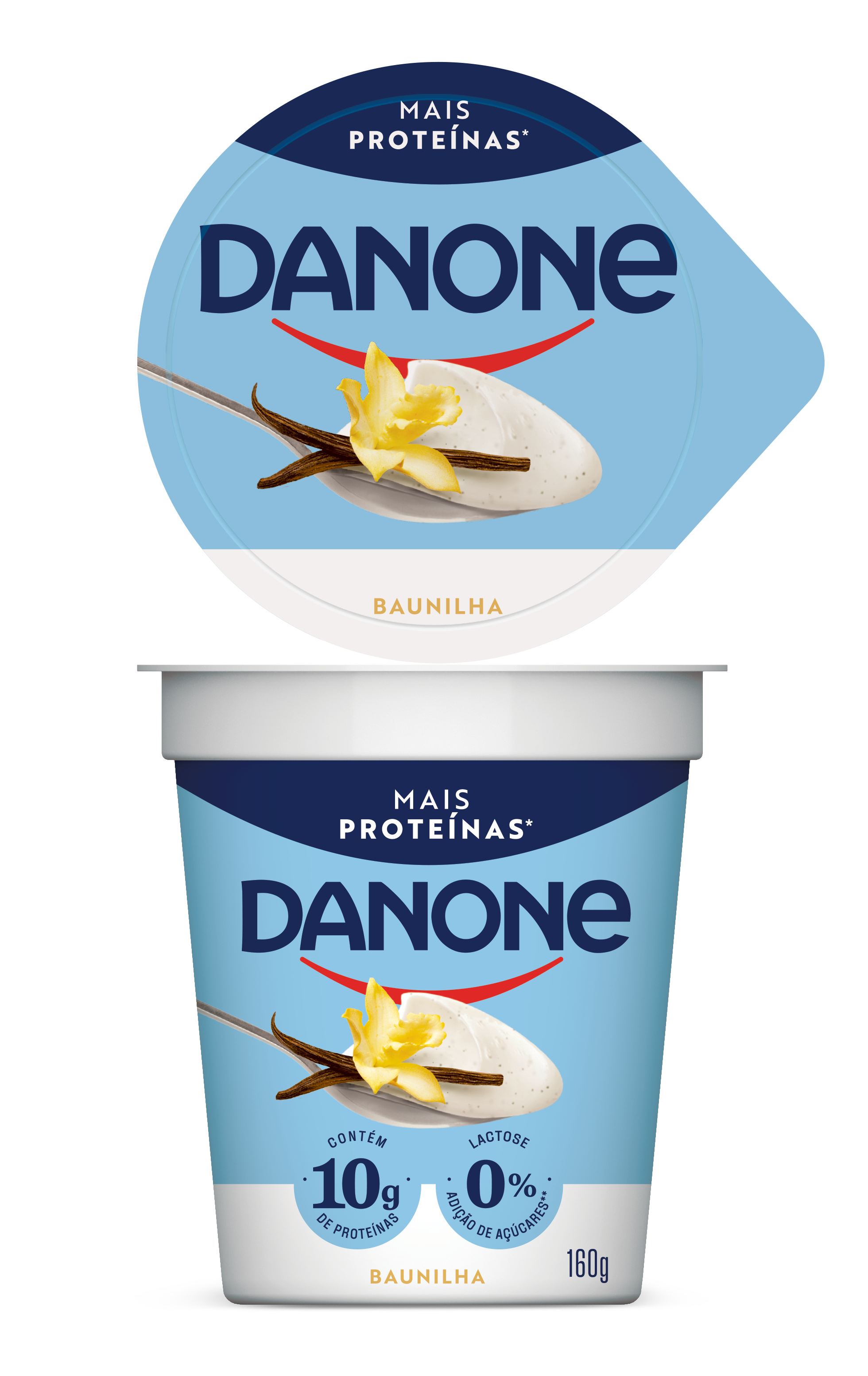 IOGURTE DANONE BAUNILHA 160G