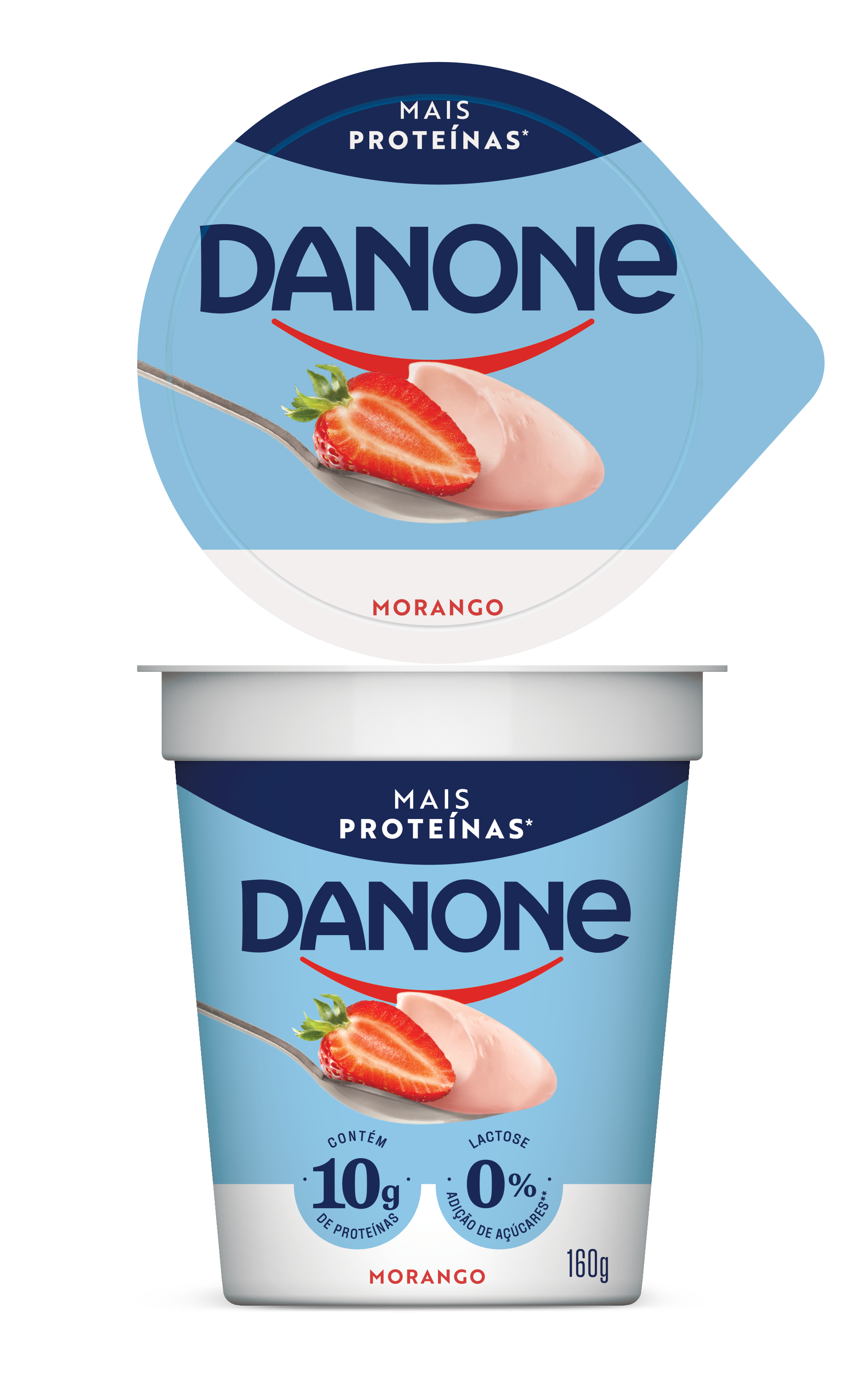 IOGURTE DANONE DANONE MORANGO 160G