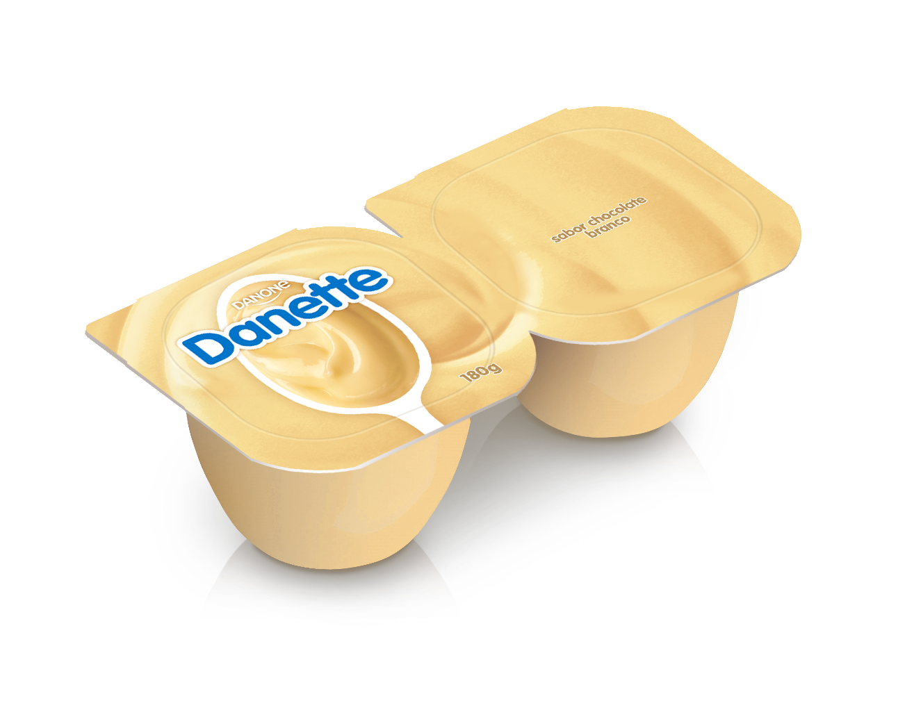DANETTE DANETTE CHOCO BRANCO 180G