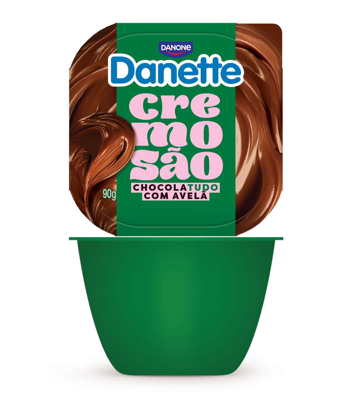 DANETTE CREMOSÃO CHOCOLATE COM AVELÃ 90G