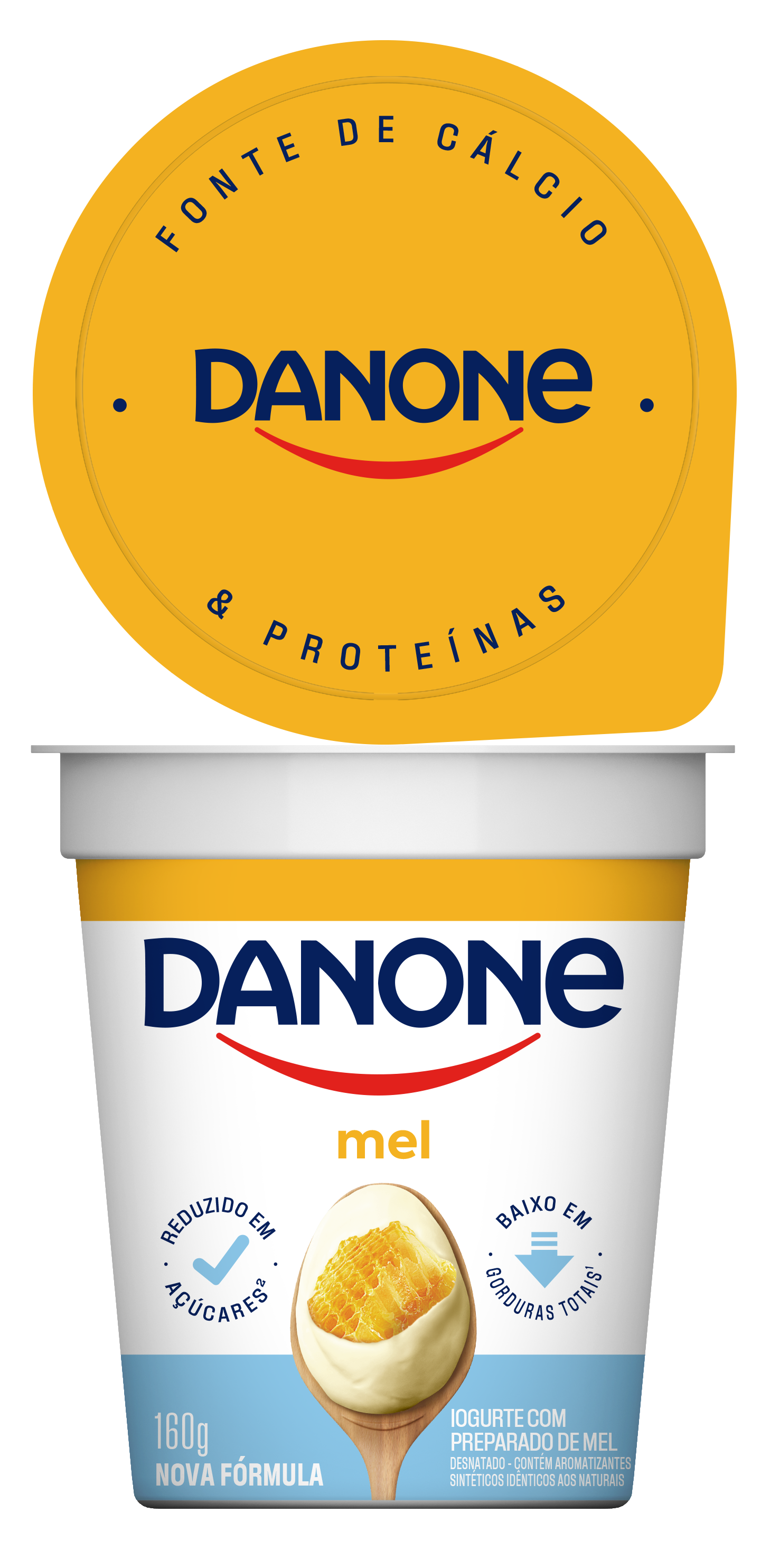 DANONE NATURAL NATURAL E MEL 160G