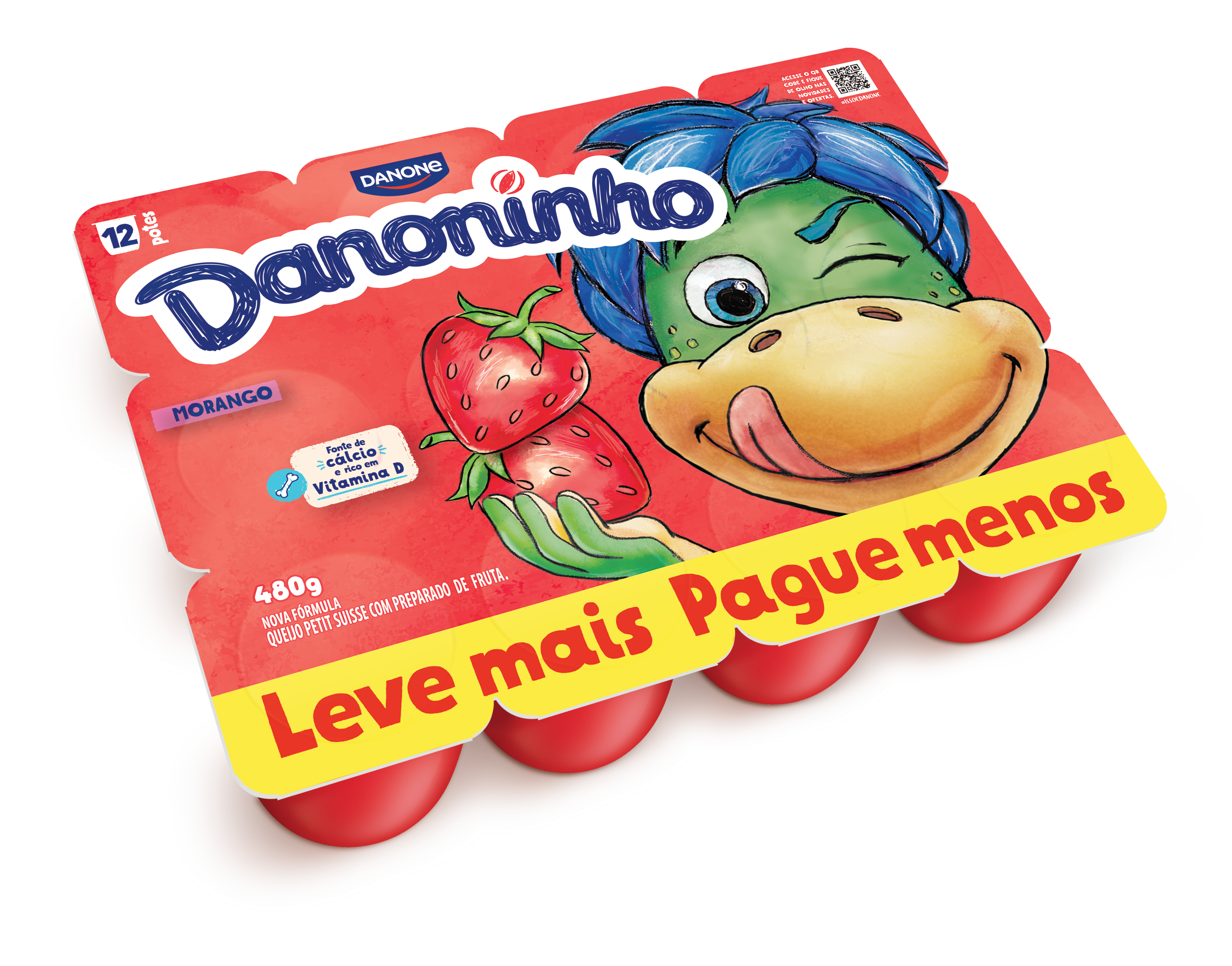 DANONINHO MORANGO 480G