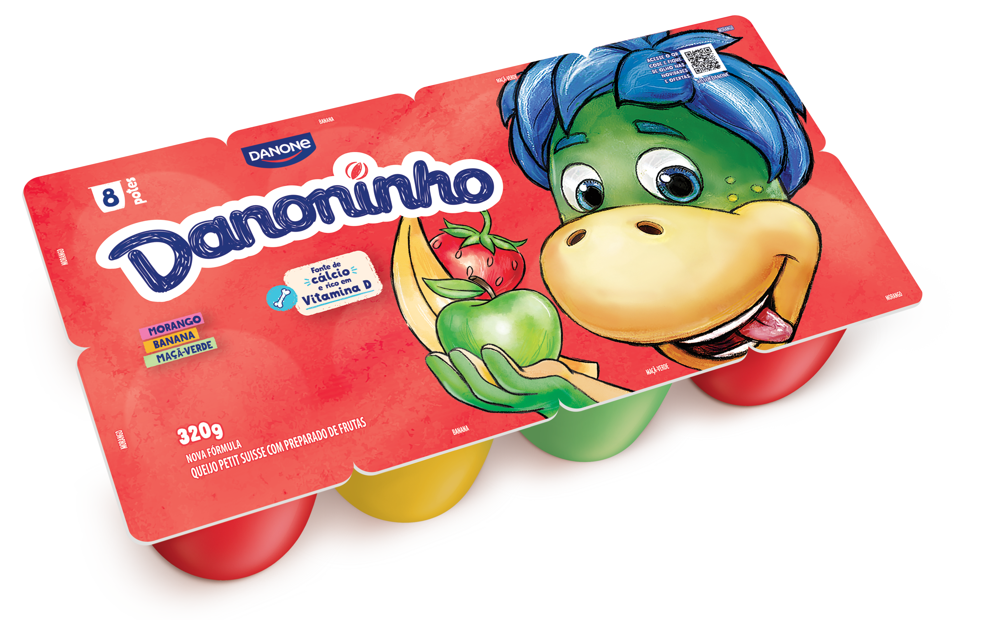 DANONINHO PETIT SUISSE  MULTI 320G