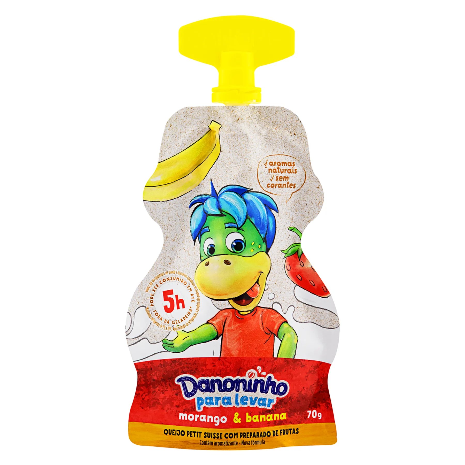 DANONINHO PARA LEVAR MORANGO BANANA 70G