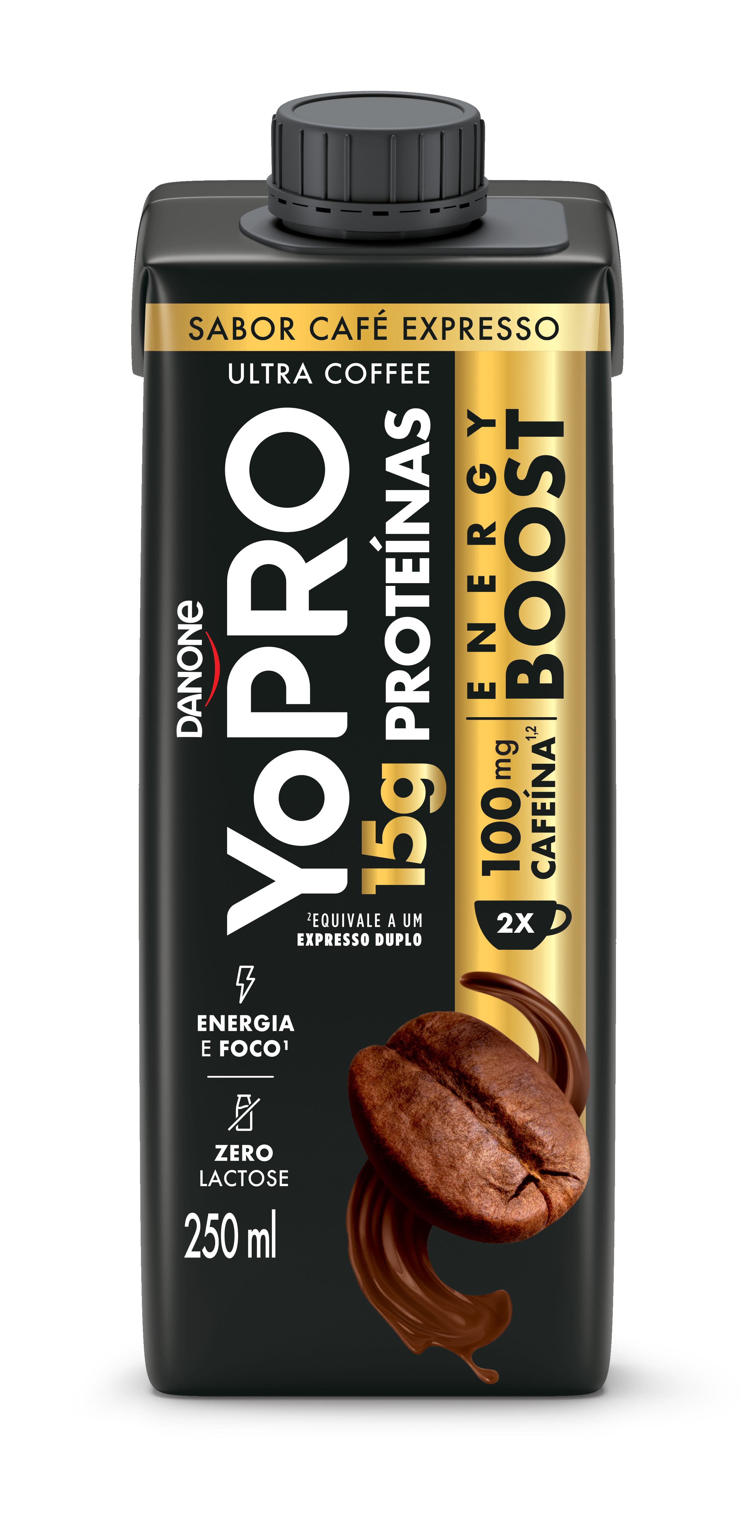 YOPRO 15G DE PROTEÍNAS ENERGY BOOST CAFÉ EXPRESSO 250ML