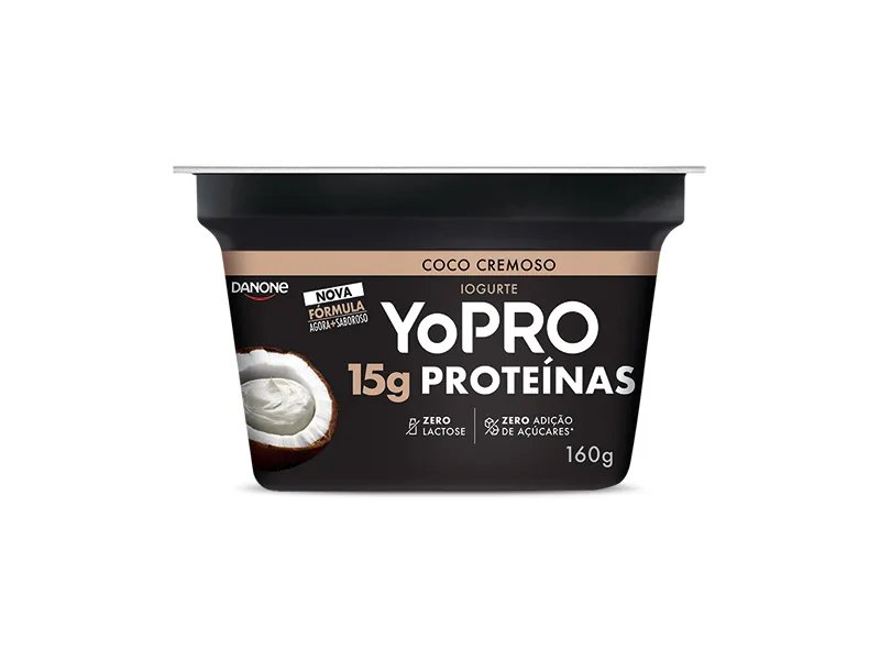 YOPRO 15G DE PROTEÍNAS COCO CREMOSO 160G