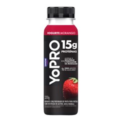 YOPRO 15G DE PROTEÍNAS IOGURTE MORANGO 250G