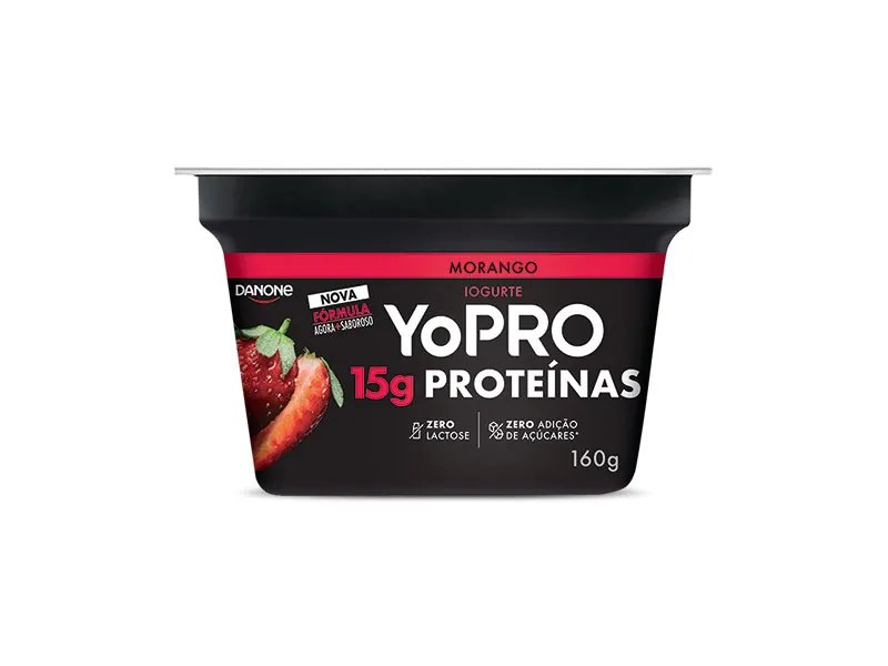 YOPRO 15G DE PROTEÍNAS MORANGO 160G