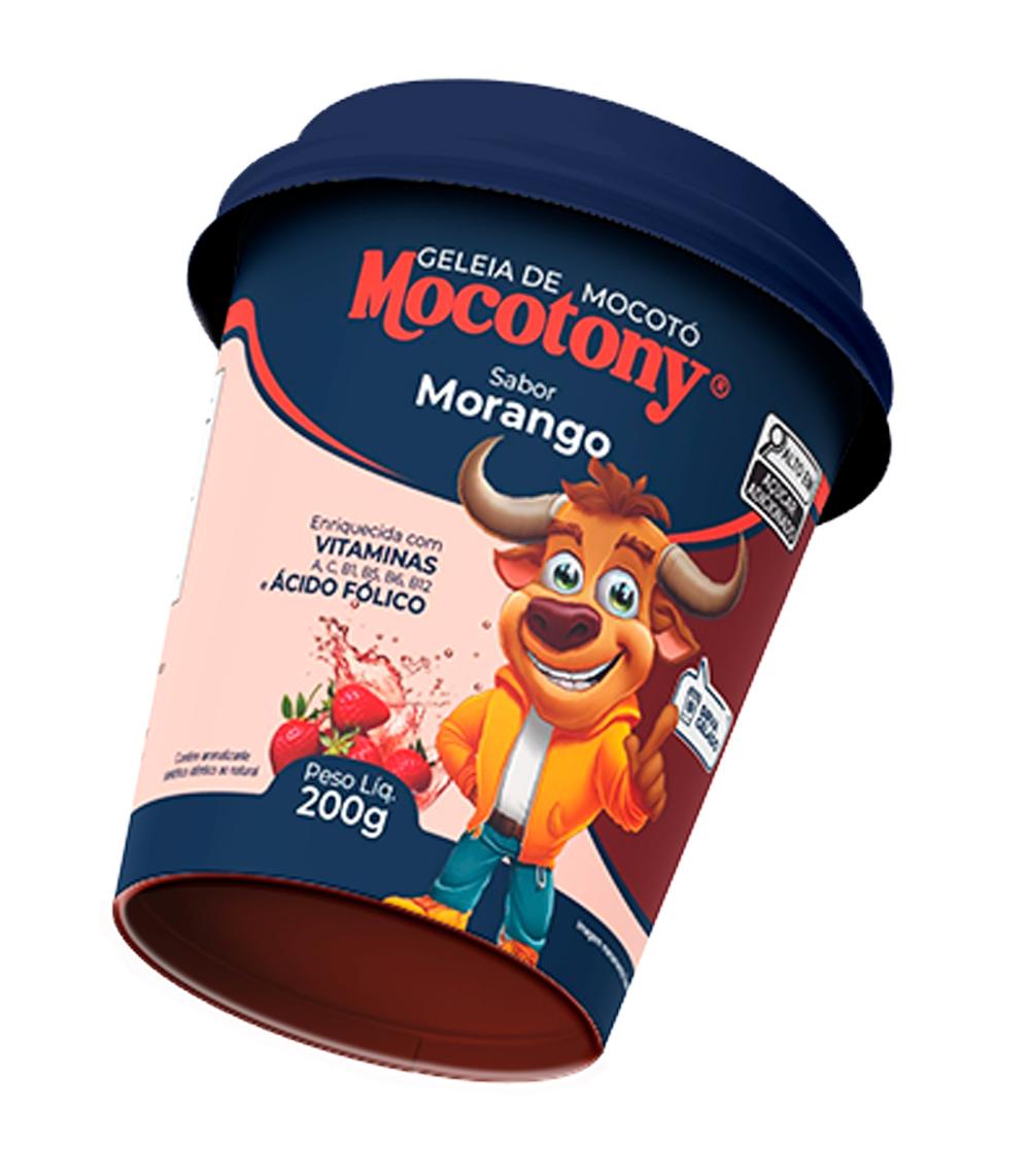 *GELEIA MOCOTONY 200GR MORANGO