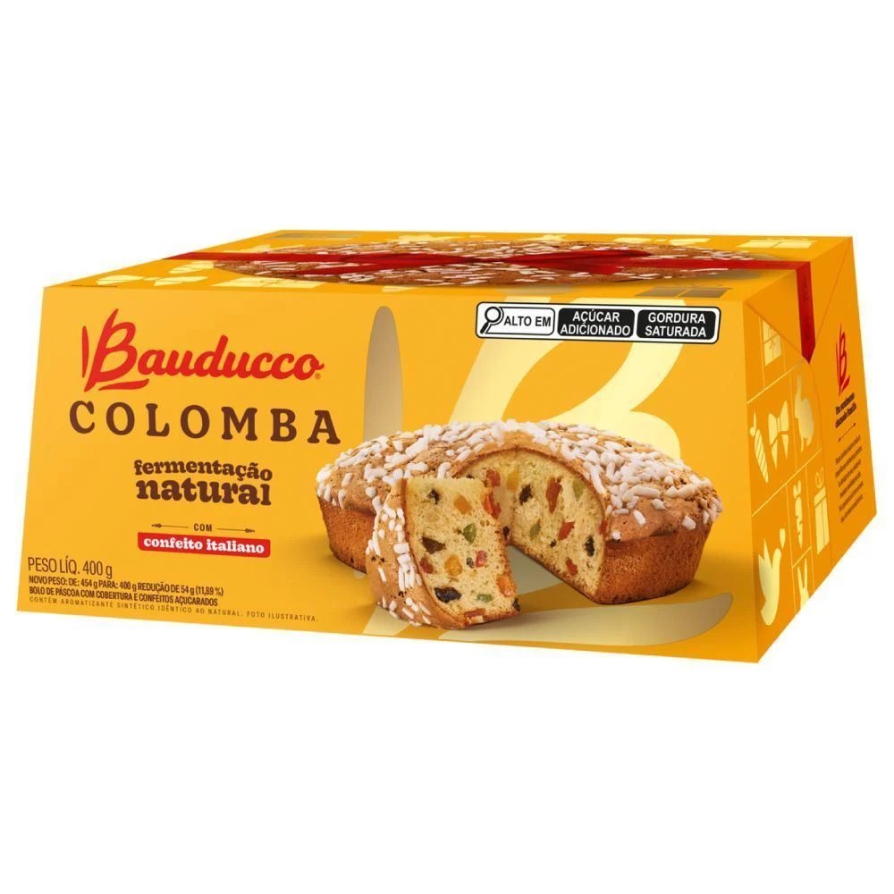 COLOMBA FRUTAS CONFEITO ITALIANO 12X400G