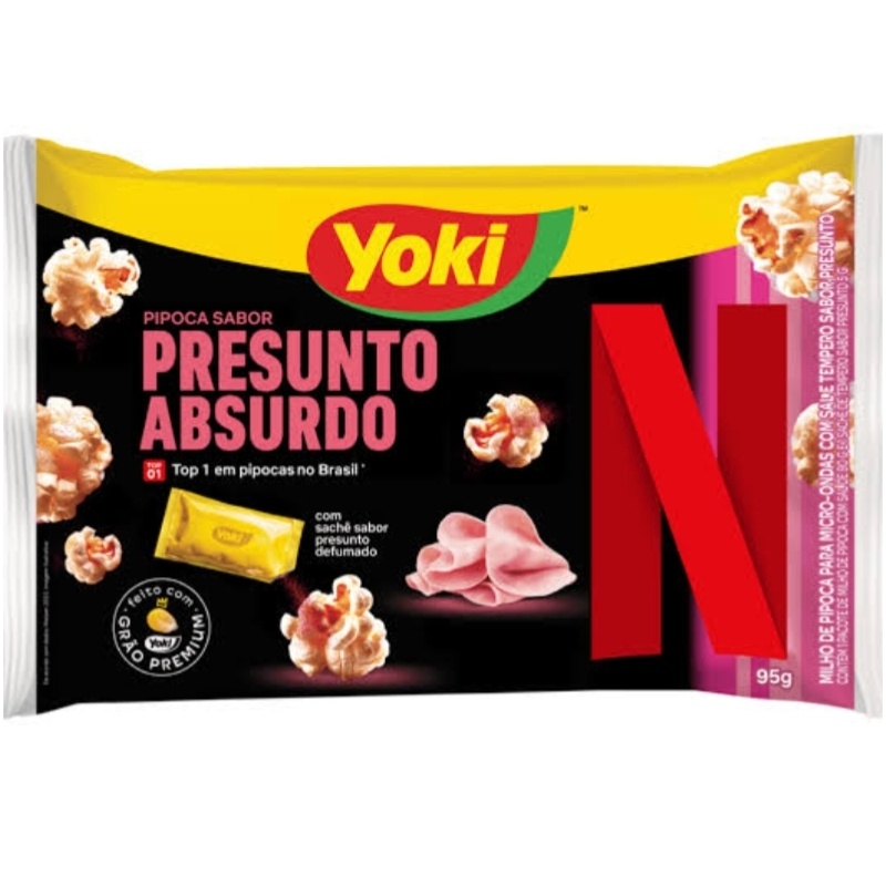 PIPOCA DE MICROONDAS YOKI COM SAL PRESUNTO 95G