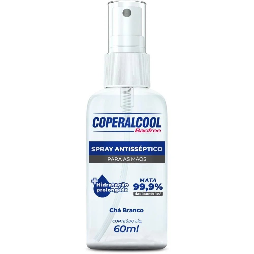 ÁLCOOL GEL COPERALCOOL HIGIENIZANTE CHÁ BRANCO 12X60ML