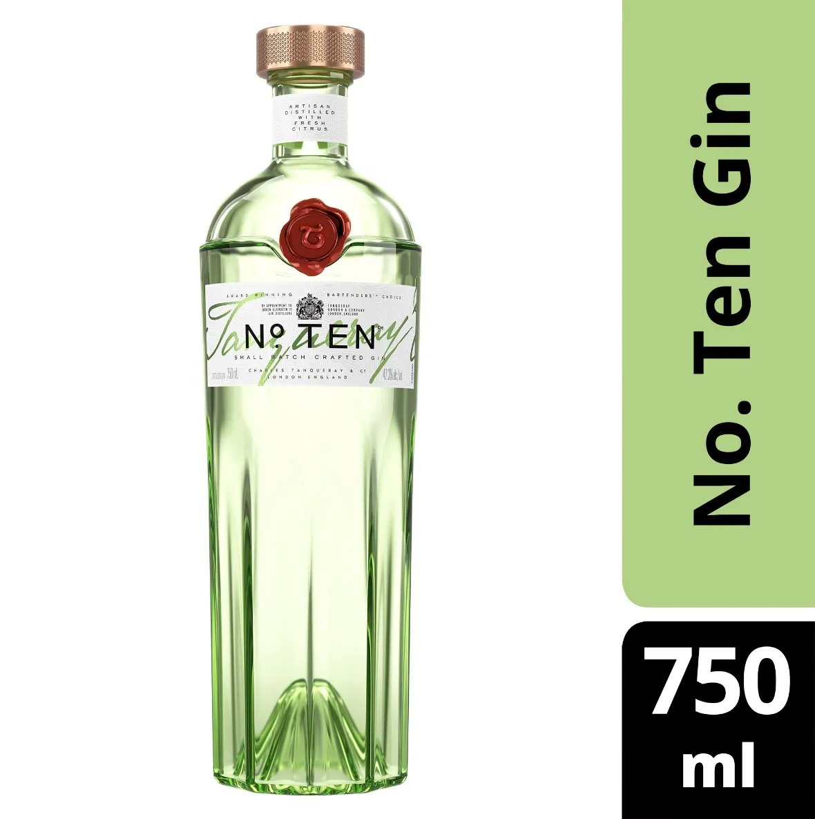 GIN TANQUERAY Nº TEN 750ML