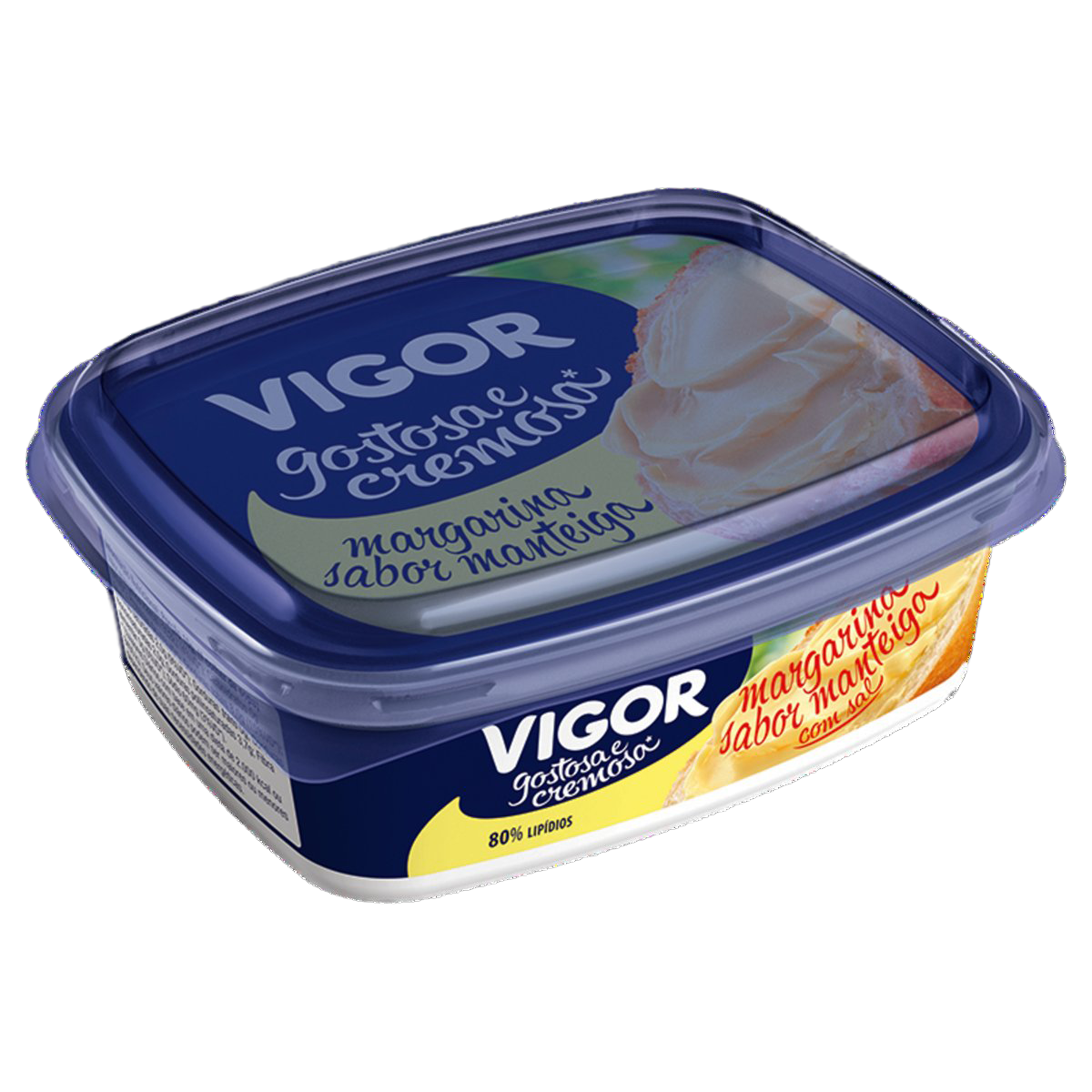 MARGARINA VIGOR 80% COM SAL  250G
