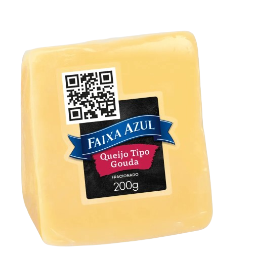 QUEIJO TIPÓ GOUDA VIGOR FAIXA AZUL 200G