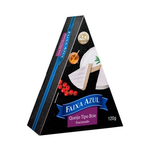 QUEIJO TIPÓ BRIE FRACIONADO FAIXA AZUL 120G