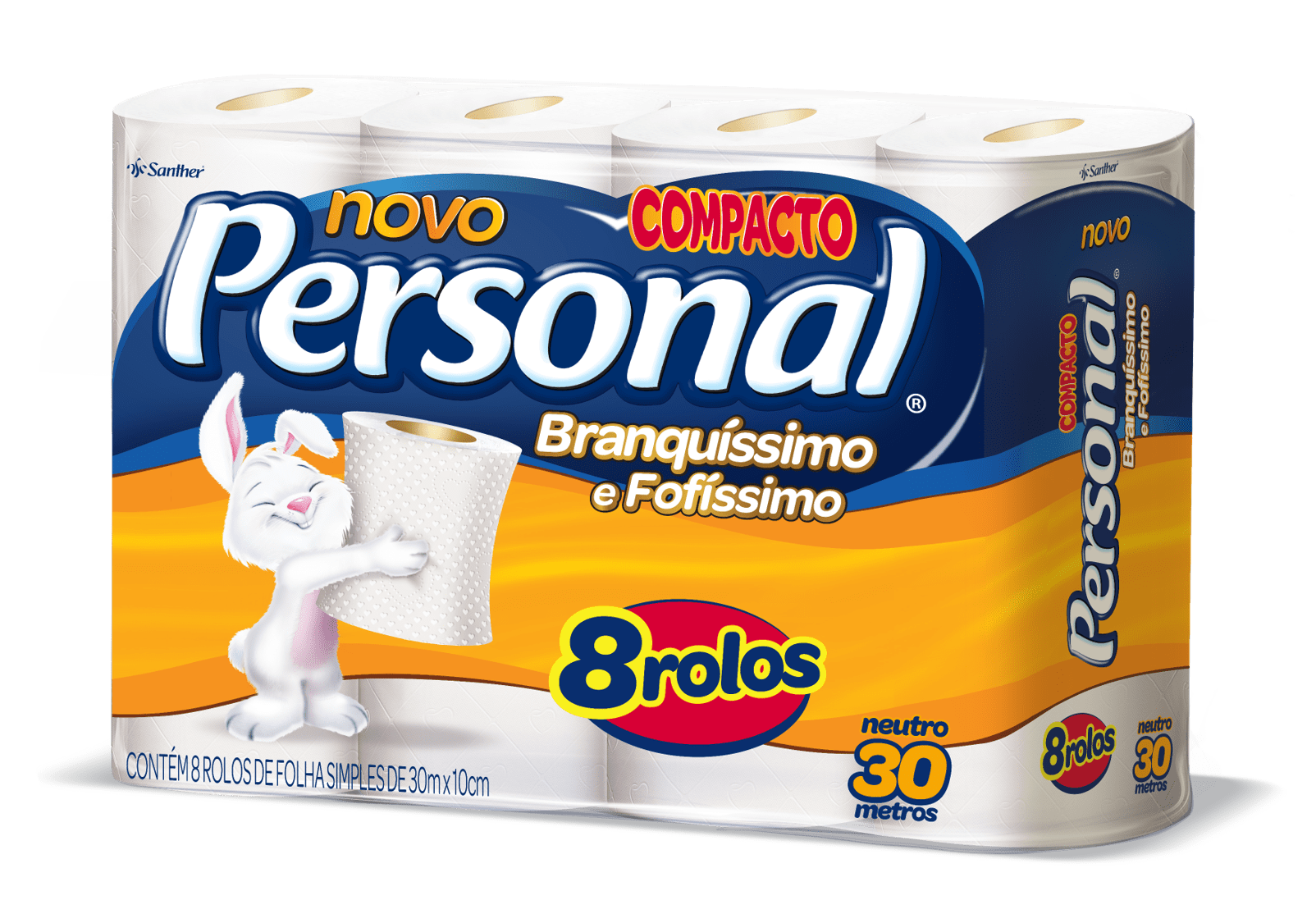 PAPEL HIGIÊNICO PERSONAL NEUTRO 8X30M