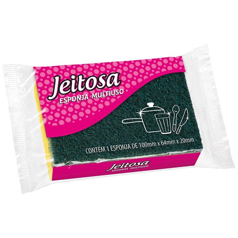 ESPONJA MULTIUSO JEITOSA CAIXA COM 60 UND