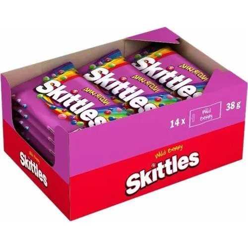 SKITTLES ORIGINAL WILD BERRY 14X38G