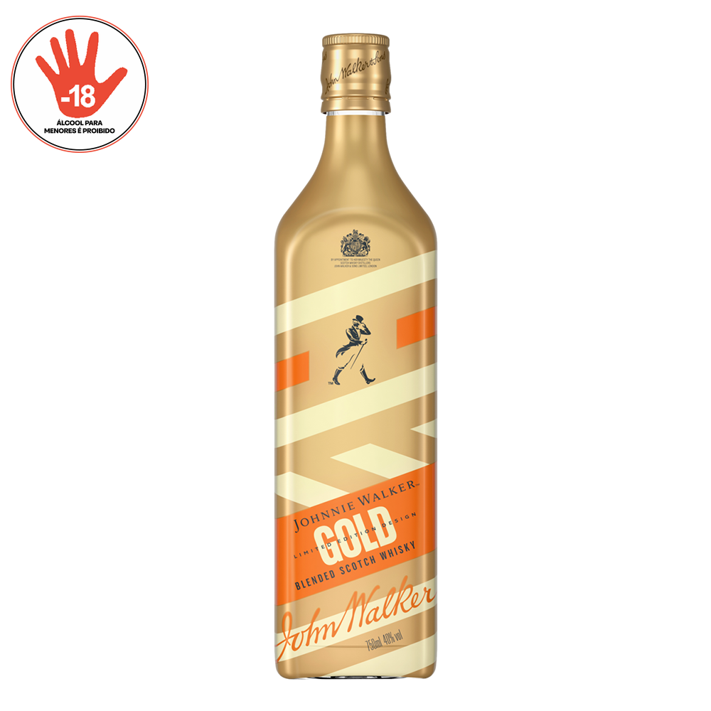 WHISKY JOHNNIE WALKER GOLD LABEL ICONS 750ML