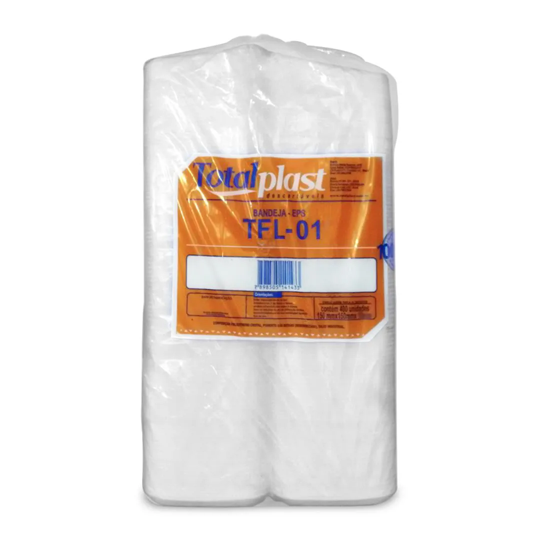 *BANDEJA EPS TOTALPLAST 150X150X27MM UNI