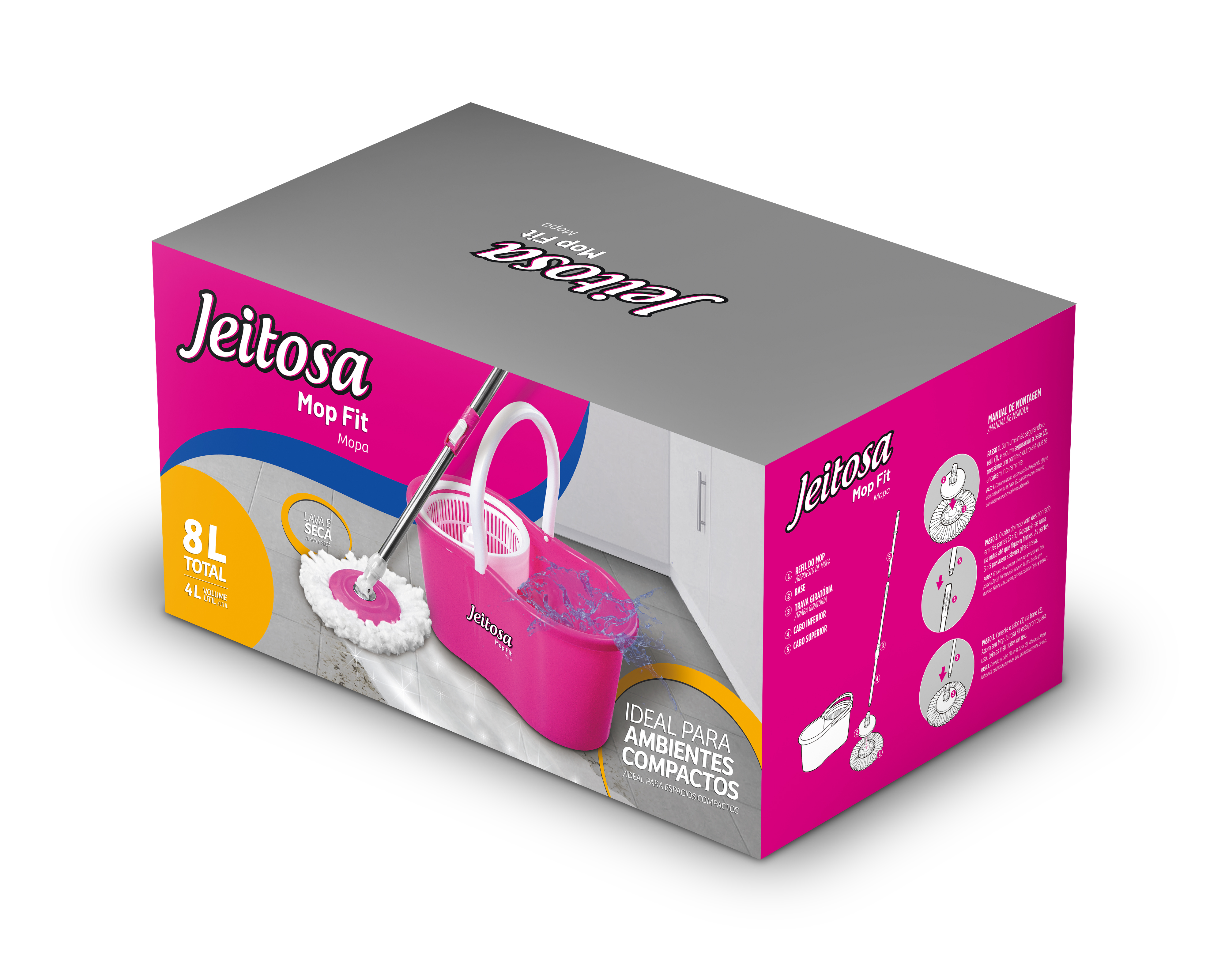 MOP FIT JEITOSA 8 LITROS