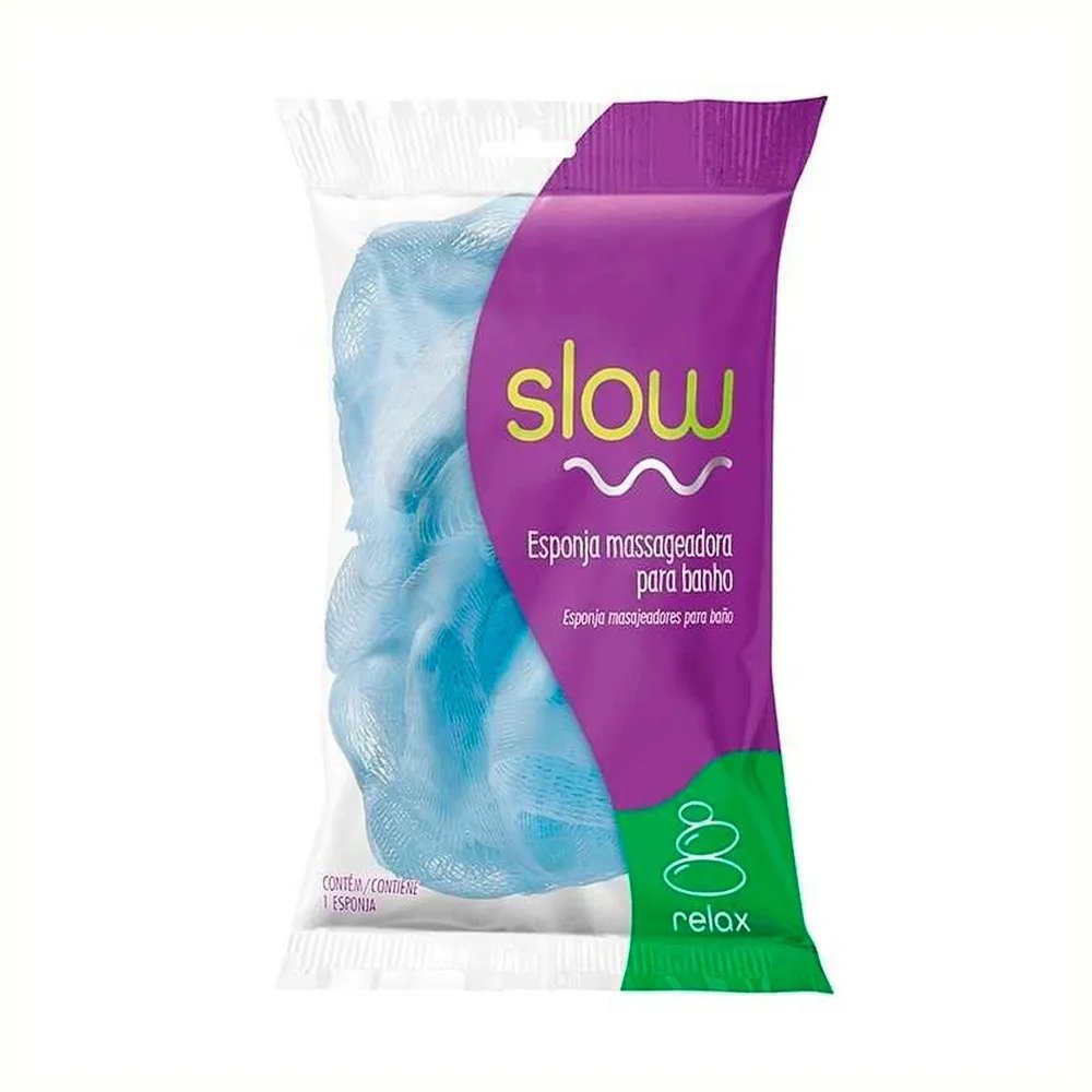 *ESPONJA PARA BANHO SLOW PROTECTION