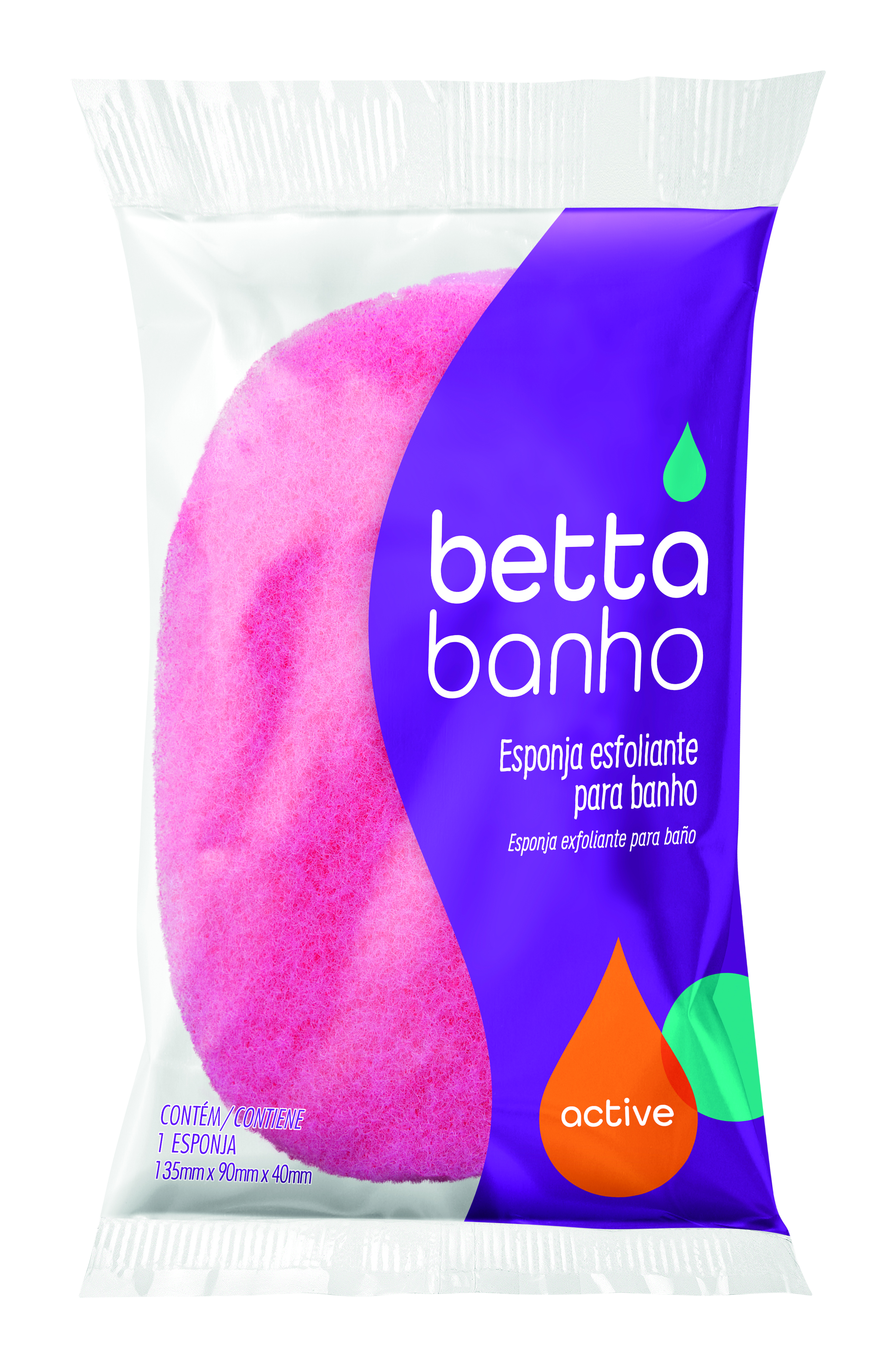 ESPONJA ESFOLIANTE PARA BANHO BETTA BANHO