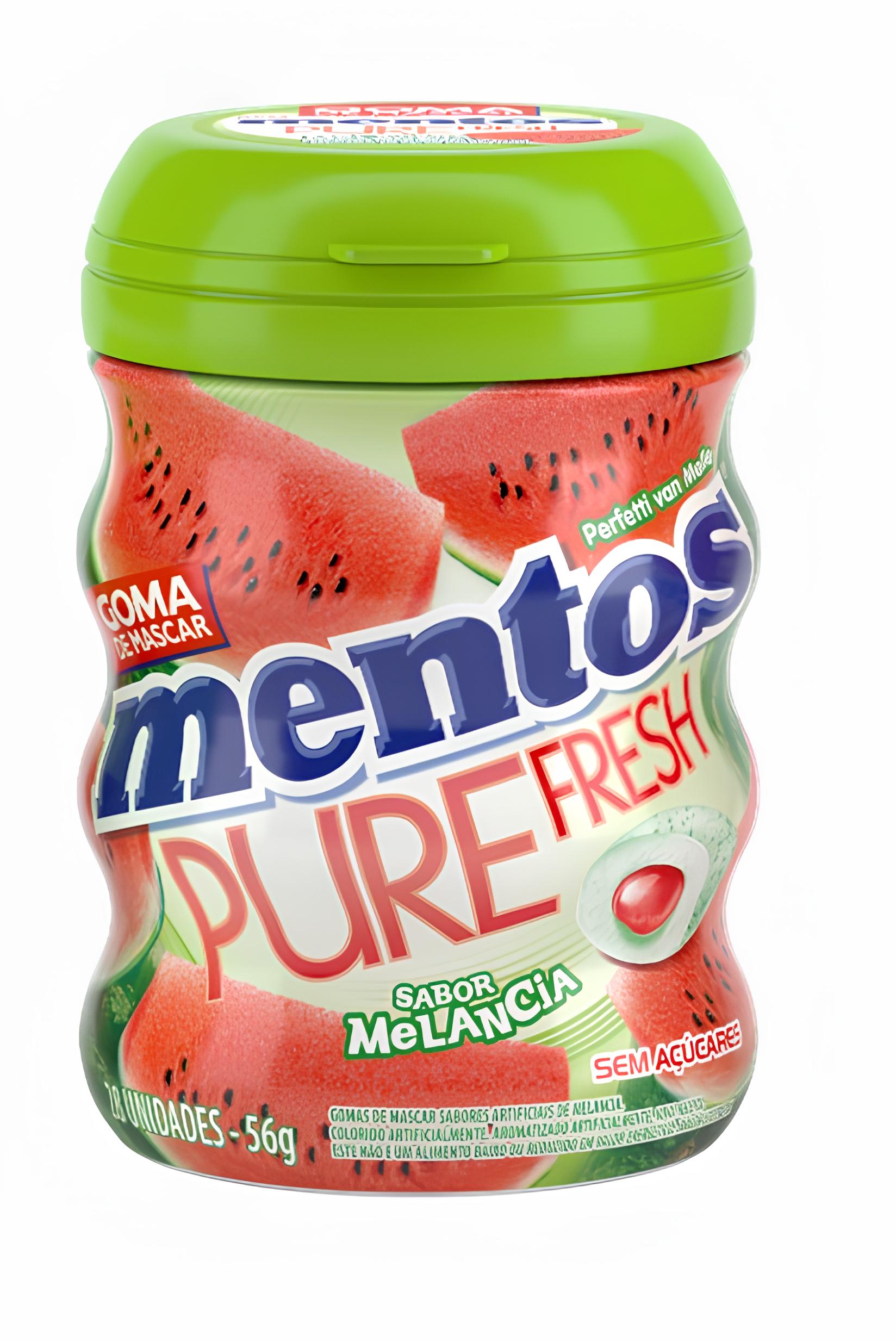 MENTOS GARRAFA PURE FRESH MELANCIA 6X56G 336G
